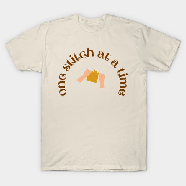 One Stitch at a Time T-Shirt by Banana Latte Designs